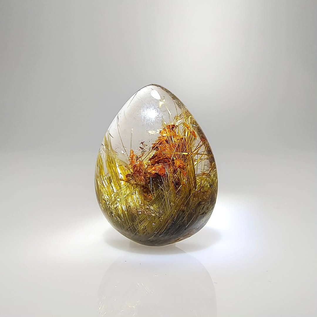金髮晶共生幽靈裸石