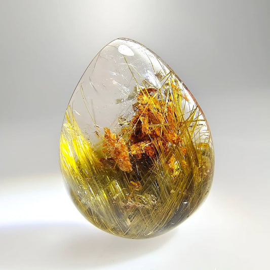 金髮晶共生幽靈裸石